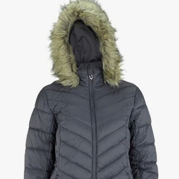 Spyder Women's Boundless Faux Fur Long Puffer Coat - LIKE NEW - Picture 8 of 10